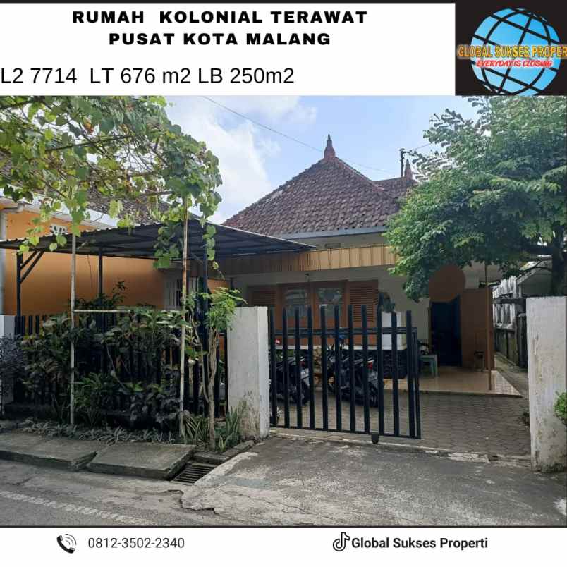 dijual rumah rampal celaket