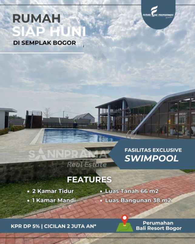 dijual rumah rancabungur depok