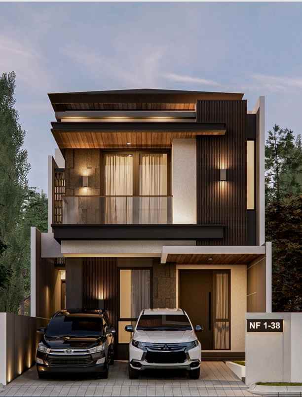 dijual rumah raya northwest lake surabaya