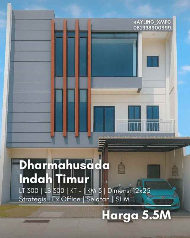 dijual rumah rumah dharmahusada indah timur
