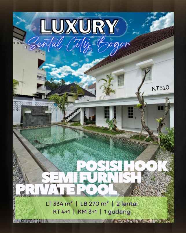 dijual rumah sentul city