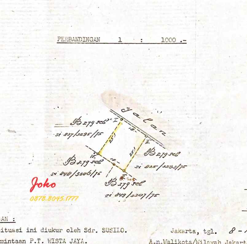 dijual rumah simprug garden