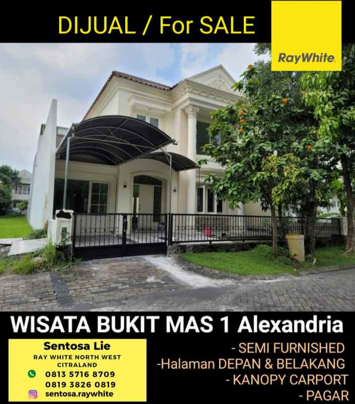 dijual rumah wisata bukit mas 1