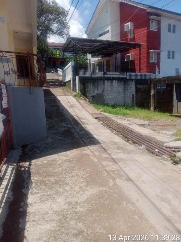 dijual tanah 420 m bonus bangunan 7 kamar
