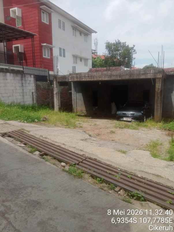 dijual tanah 420 m bonus bangunan 7 kamar