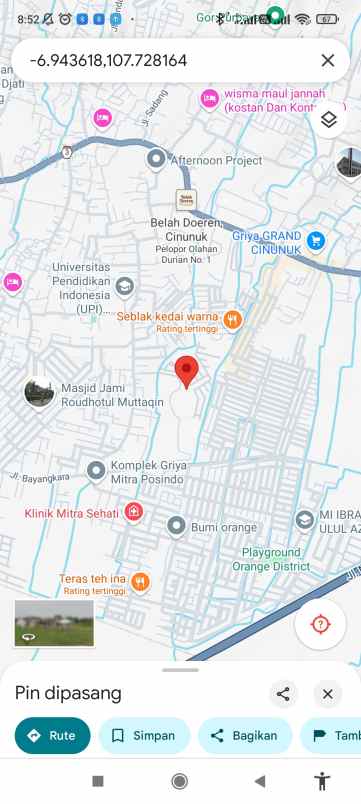 dijual tanah bl cibogo rt 01 rw 15