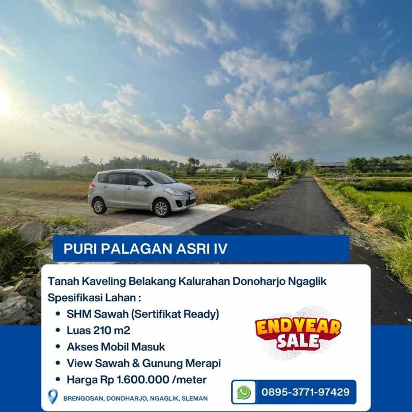dijual tanah brengosan donoharjo
