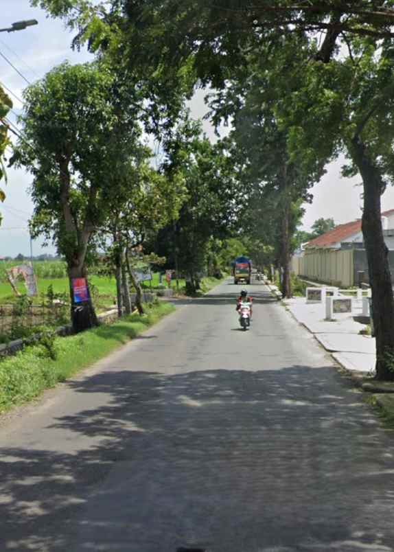 dijual tanah jalan jati pelem diwek