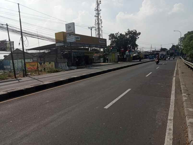 Tanah Tepi Jalan Raya Bogor Area Cibinong Dekat Tol Cisalak