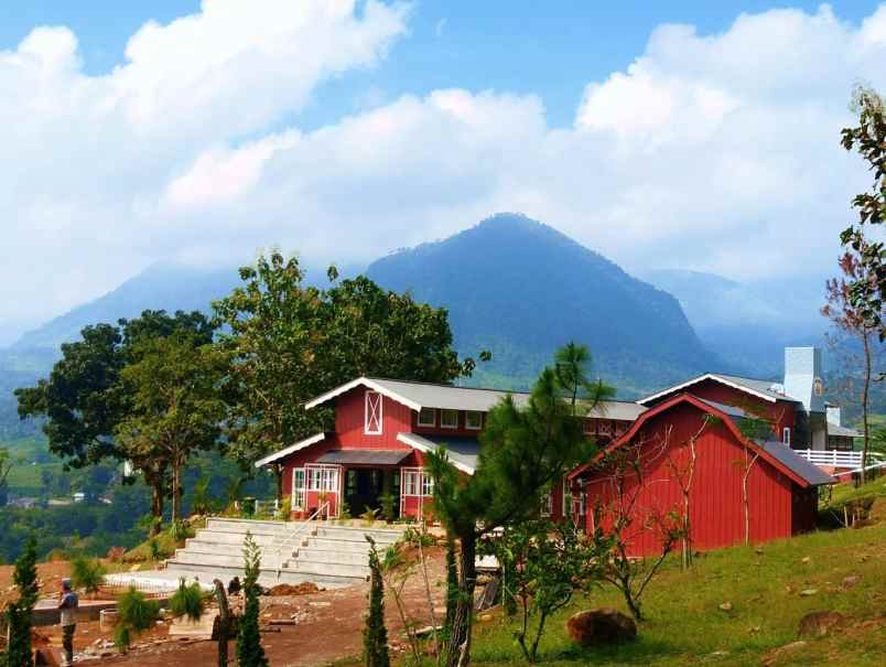dijual tanah jalan raya puncak dua