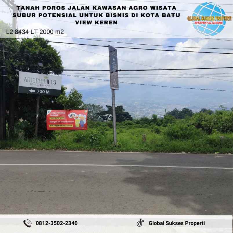 dijual tanah jl abdul gani atas