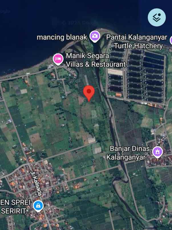 dijual tanah jl kalisada