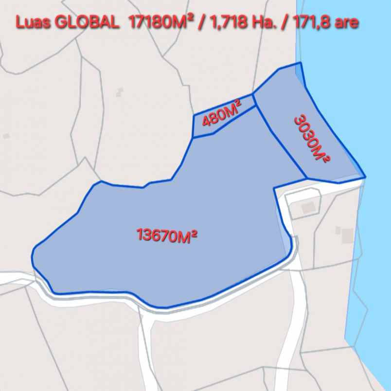 dijual tanah jl kubu labasari