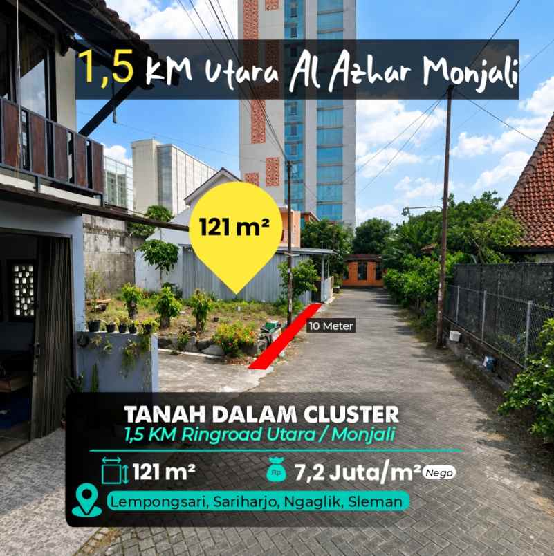 dijual tanah jl palagan km 7