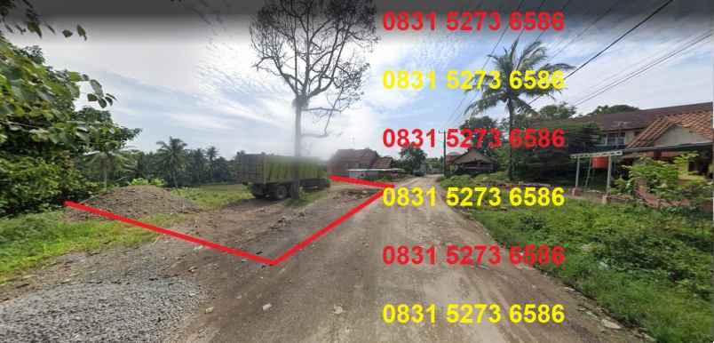 dijual tanah kp nanggung bangunjaya kec