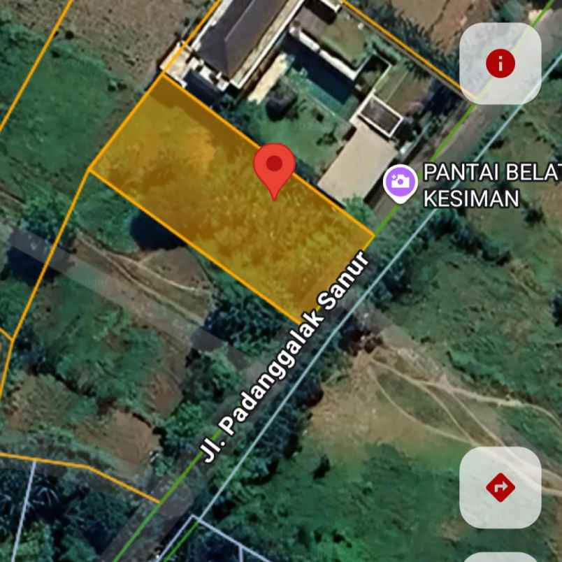 dijual tanah padang galak sanur