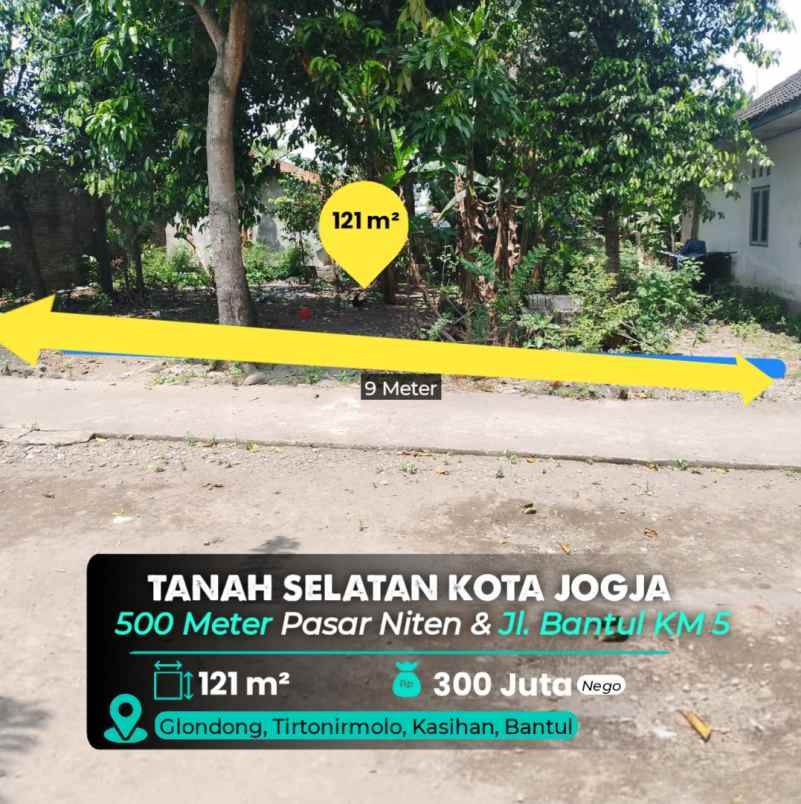 dijual tanah pasar niten
