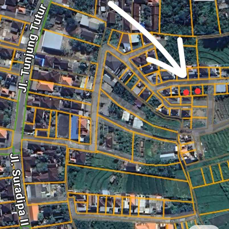 dijual tanah peguyangan kaja