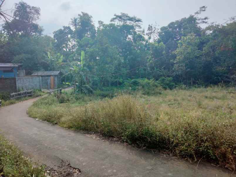 dijual tanah pinggir jalan desa di pinggir ada sungai