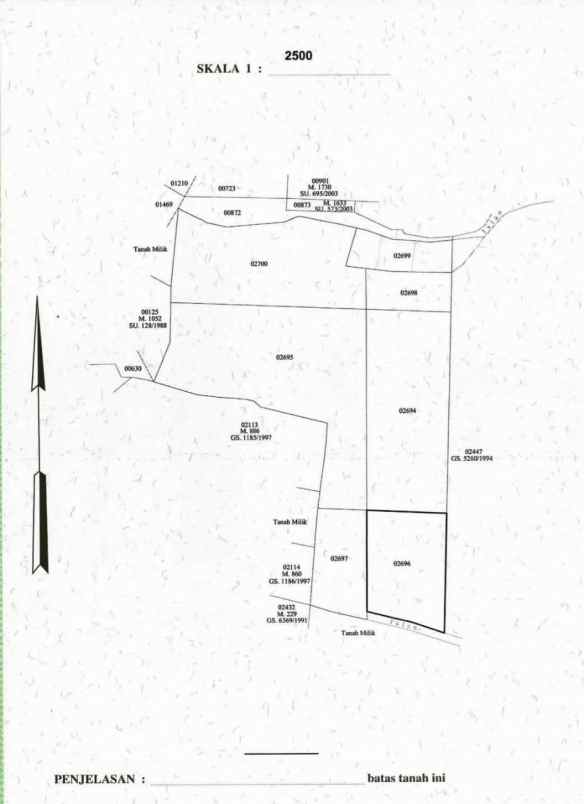 dijual tanah puncak wisesa