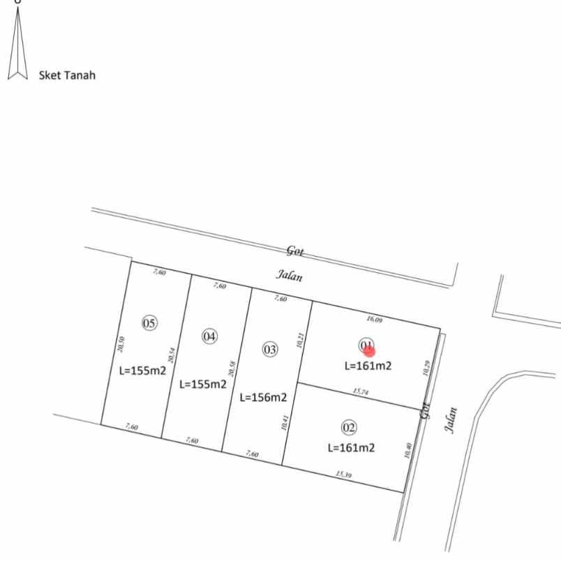 dijual tanah salya setiaki