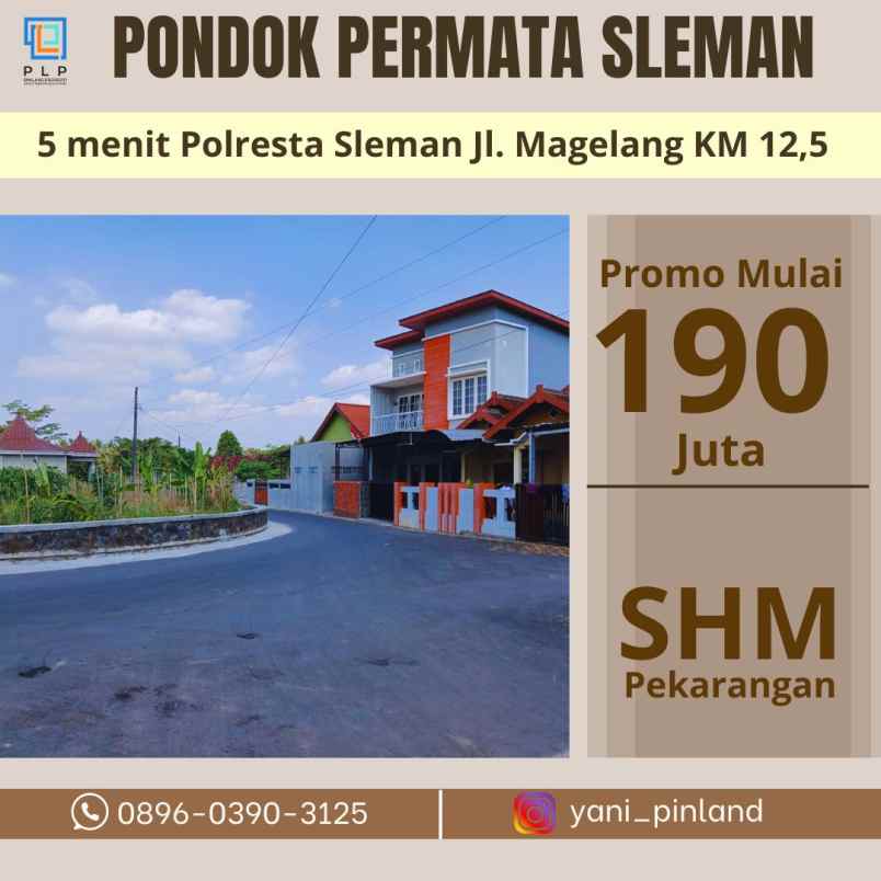 dijual tanah sanggrahan caturharjo