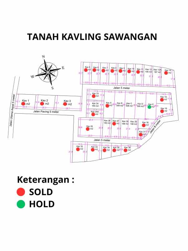 dijual tanah sawangan nusa dua bali