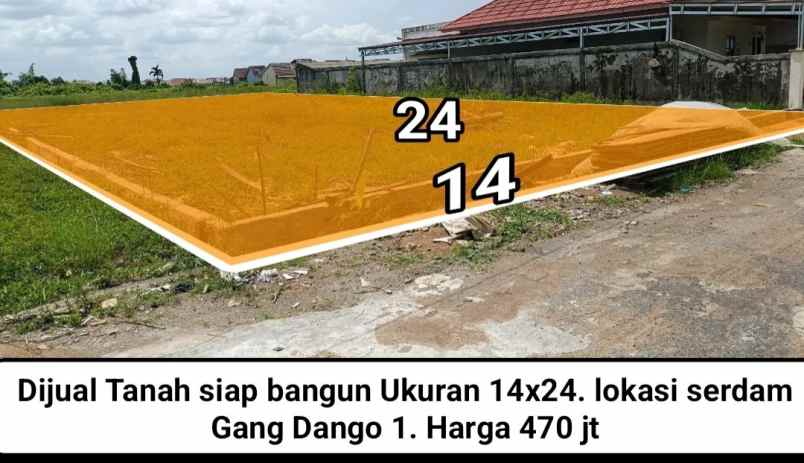 dijual tanah serdam dango 1