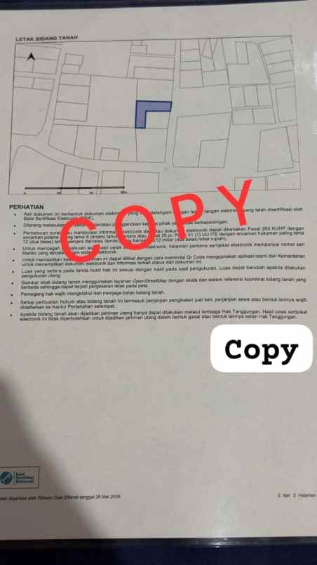 dijual tanah sleman
