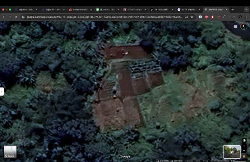 dijual tanah smpn 16 kota bogor