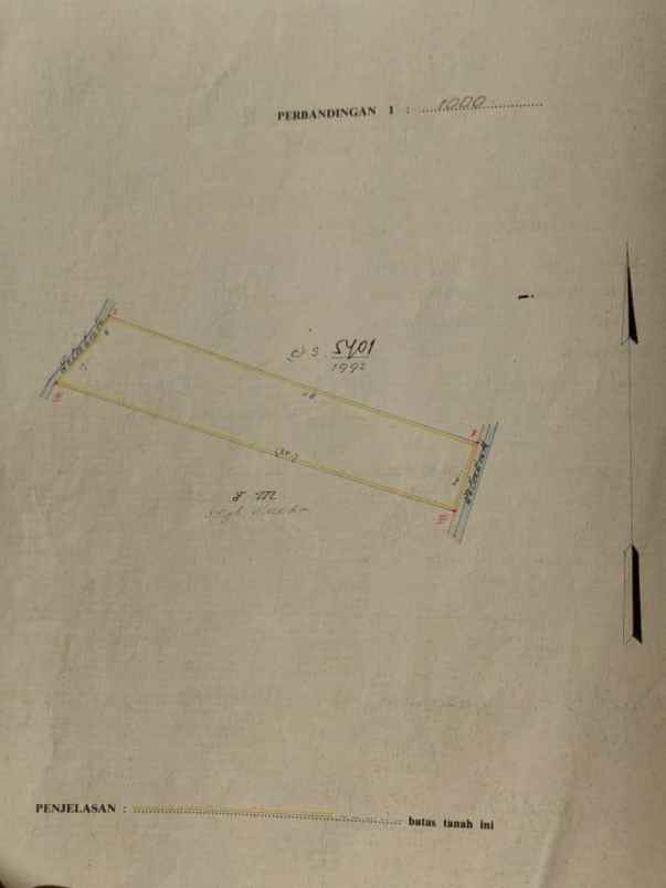 dijual tanah tibibiu pantai pasut