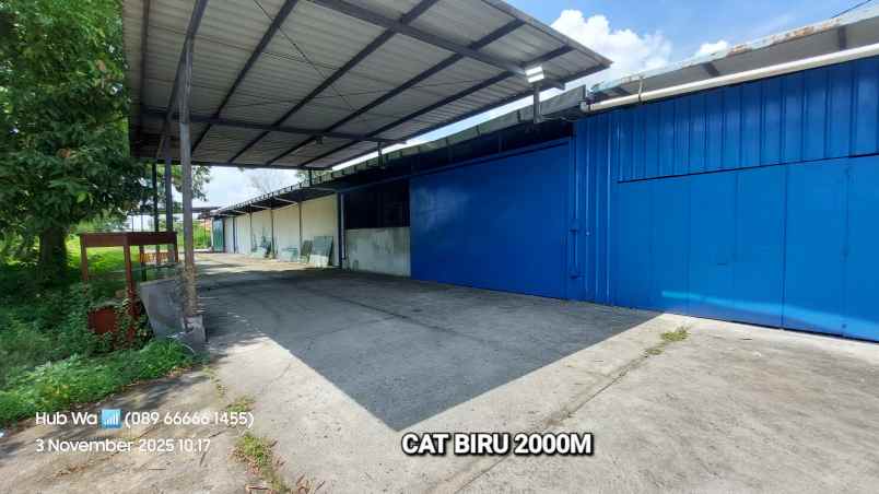 disewakan ruko gudang kantor salembaran kosambi kab