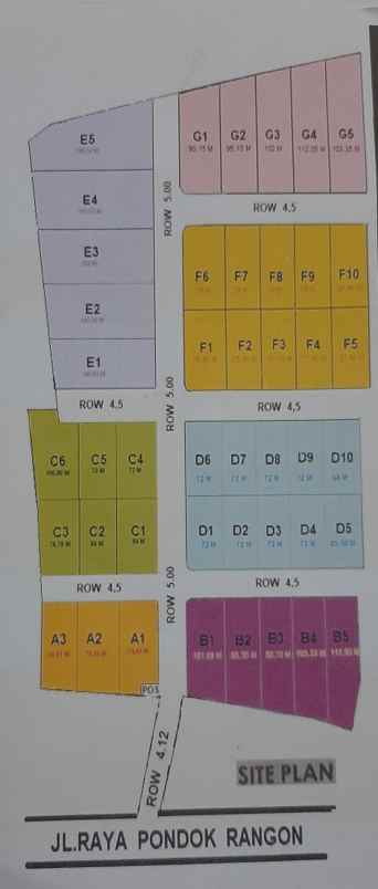 jual kavling cluster siap bangun