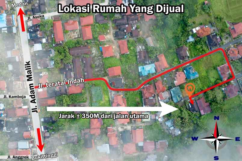 jual rumah kawasan elite di lubuk sikaping