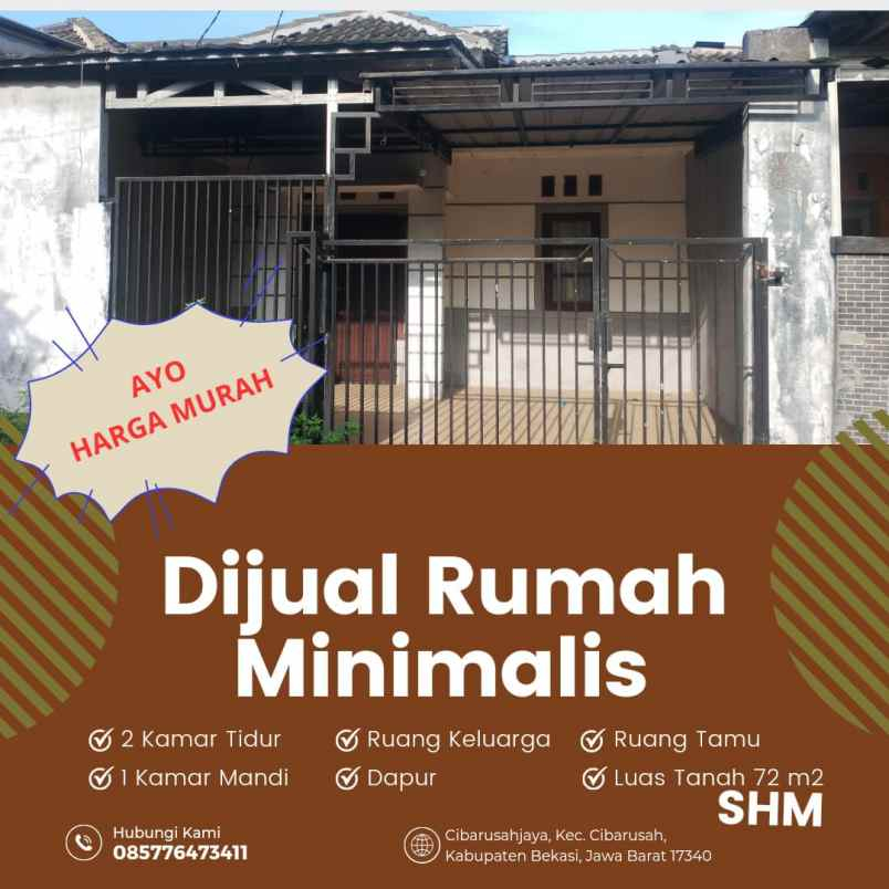 jual rumah minimalis murah