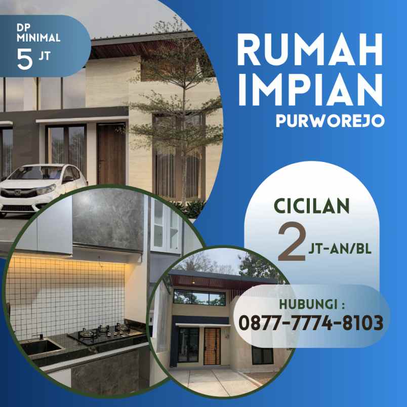 jual rumah purworejo kota free ac lokasi favorit