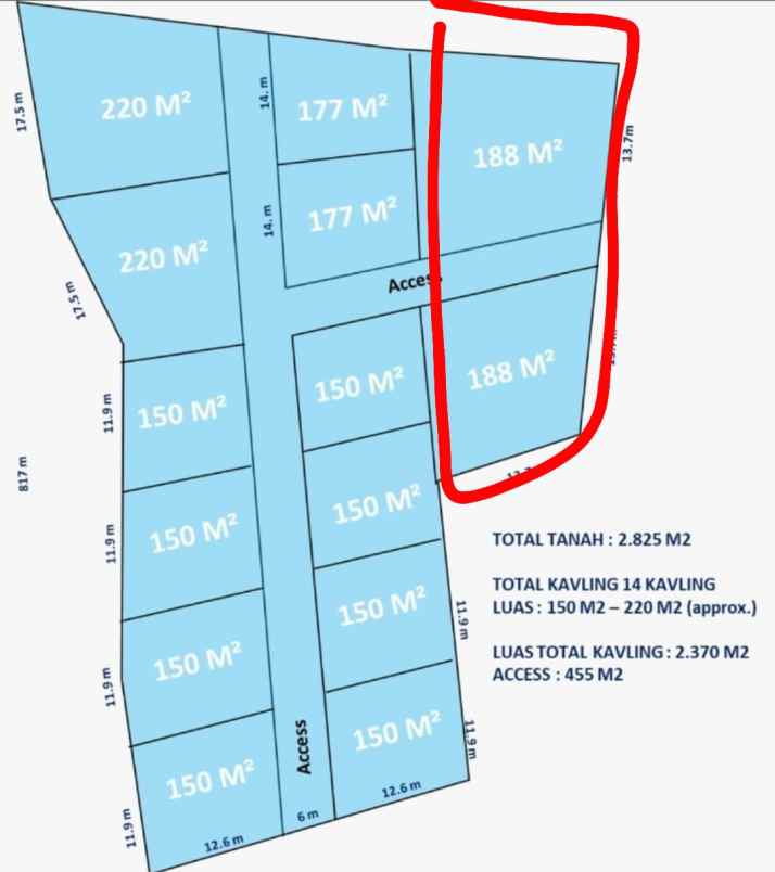 jual tanah kav pinggir jln utama meruya utara