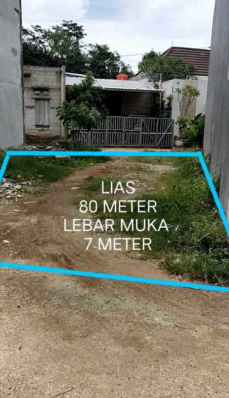 kavling dalam cluster murah akses mobil