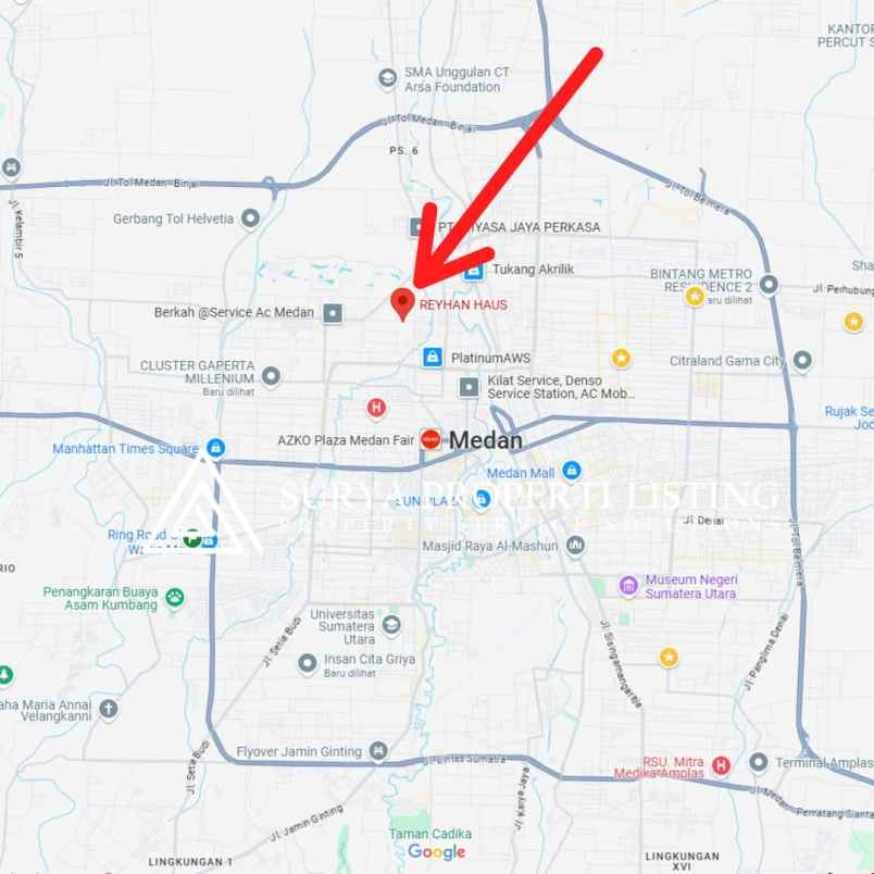 komplek reyhan haus i medan helvetia