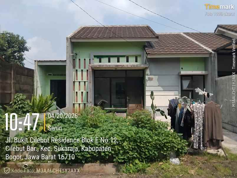 over kredit 45jt rumah bukit cilebut dekat stasiun