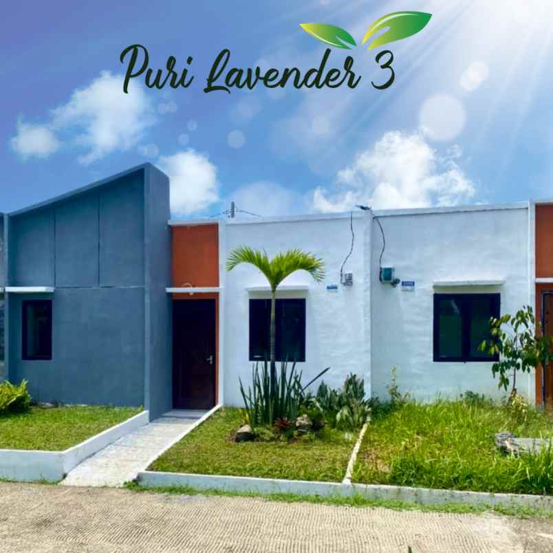 puri lavender 3 rumah kpr idaman cicilan 1 jutaan