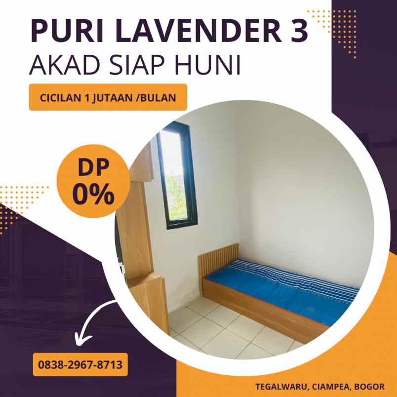 puri lavender rumah subsidi tanpa dp termurah