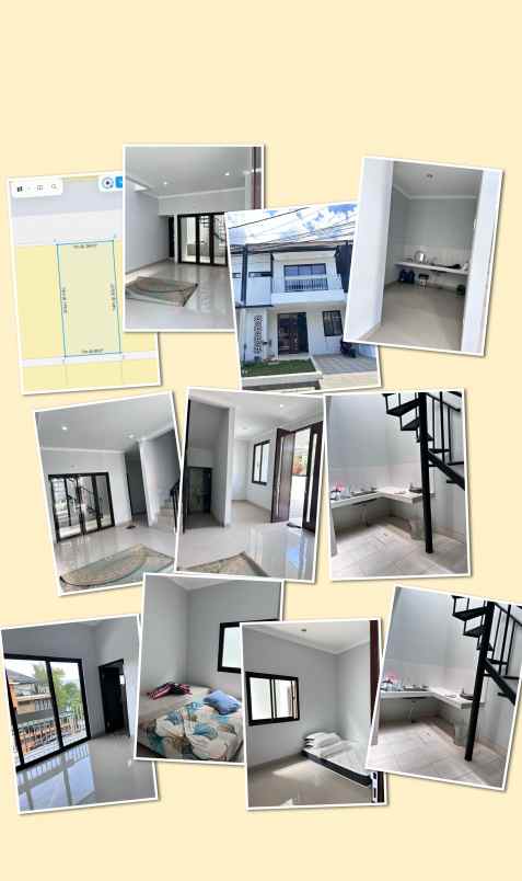 rumah 2 lantai shm cluster terbaik di antapani bandung