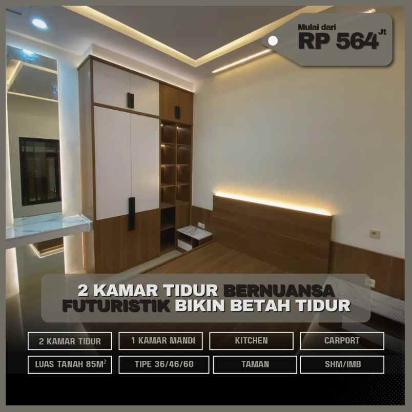 rumah cantik 500 jutaan minimalis di berbah sleman