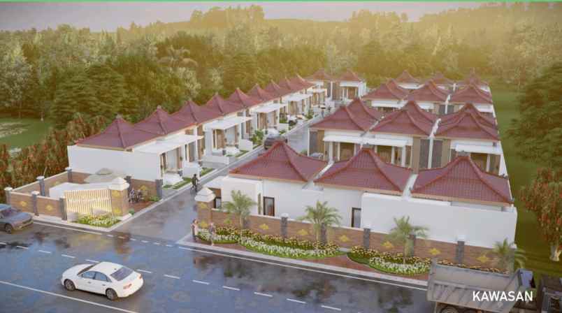 rumah cantik murah konsep joglo di prambanan