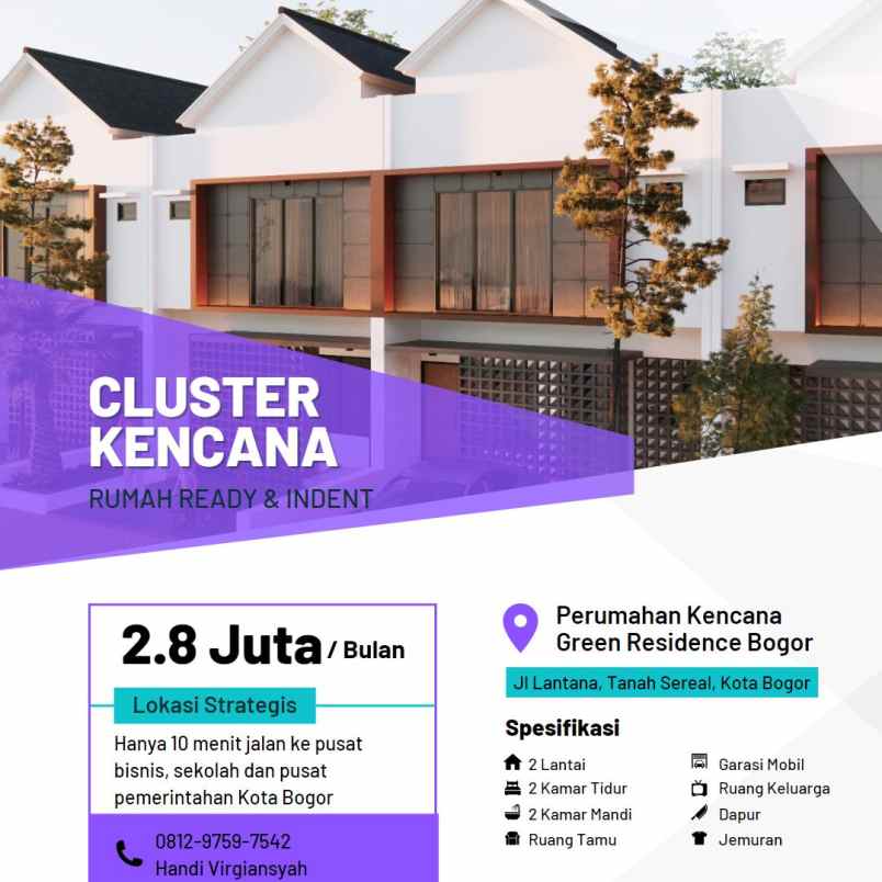 rumah cluster alamanda alifia