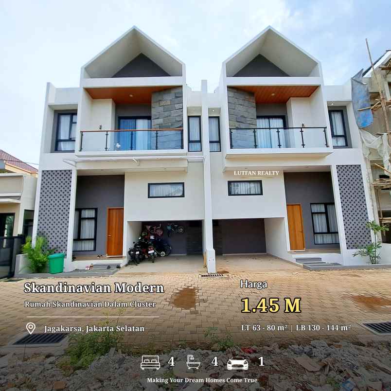 rumah jagakarsa dalam cluster dekat tol brigift