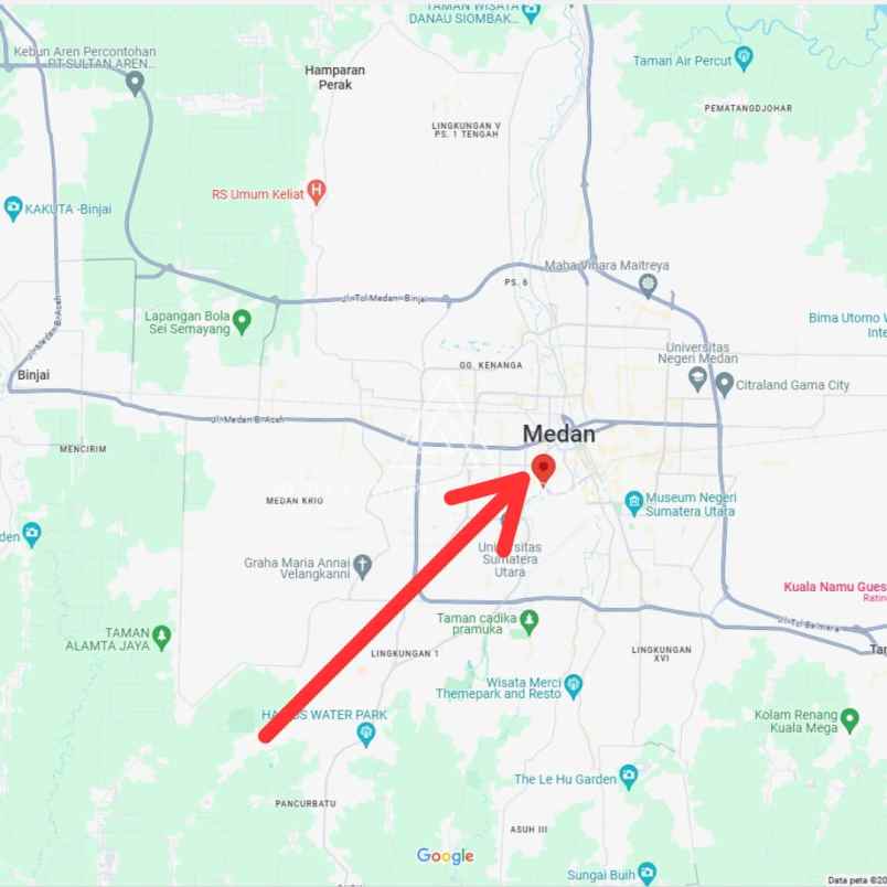 rumah jalan s parman medan baru