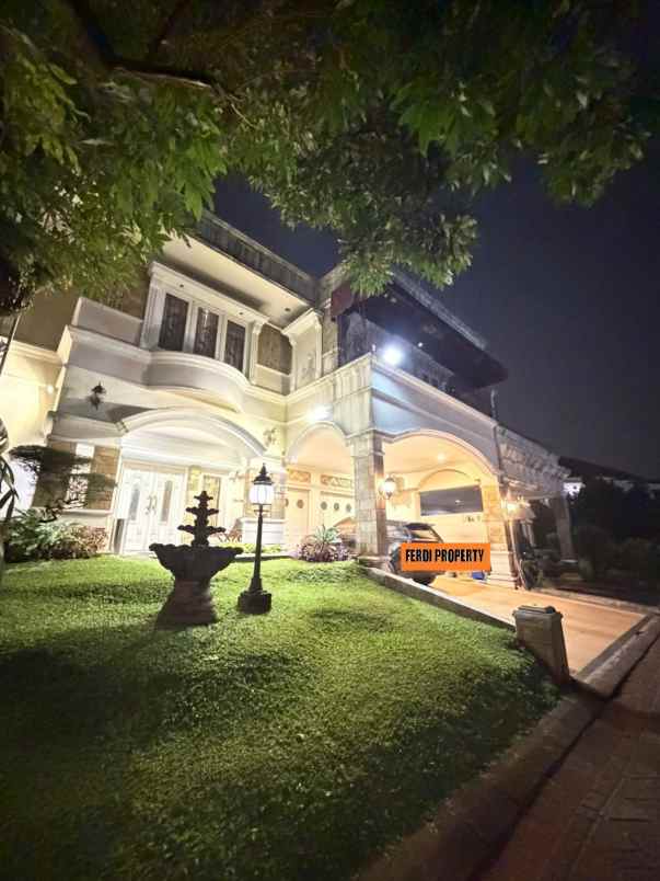 rumah mewah 3 lantai siap huni puri sriwedari cibubur