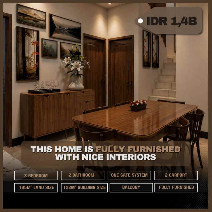 rumah mewah full furnished di palagan yogyakarta